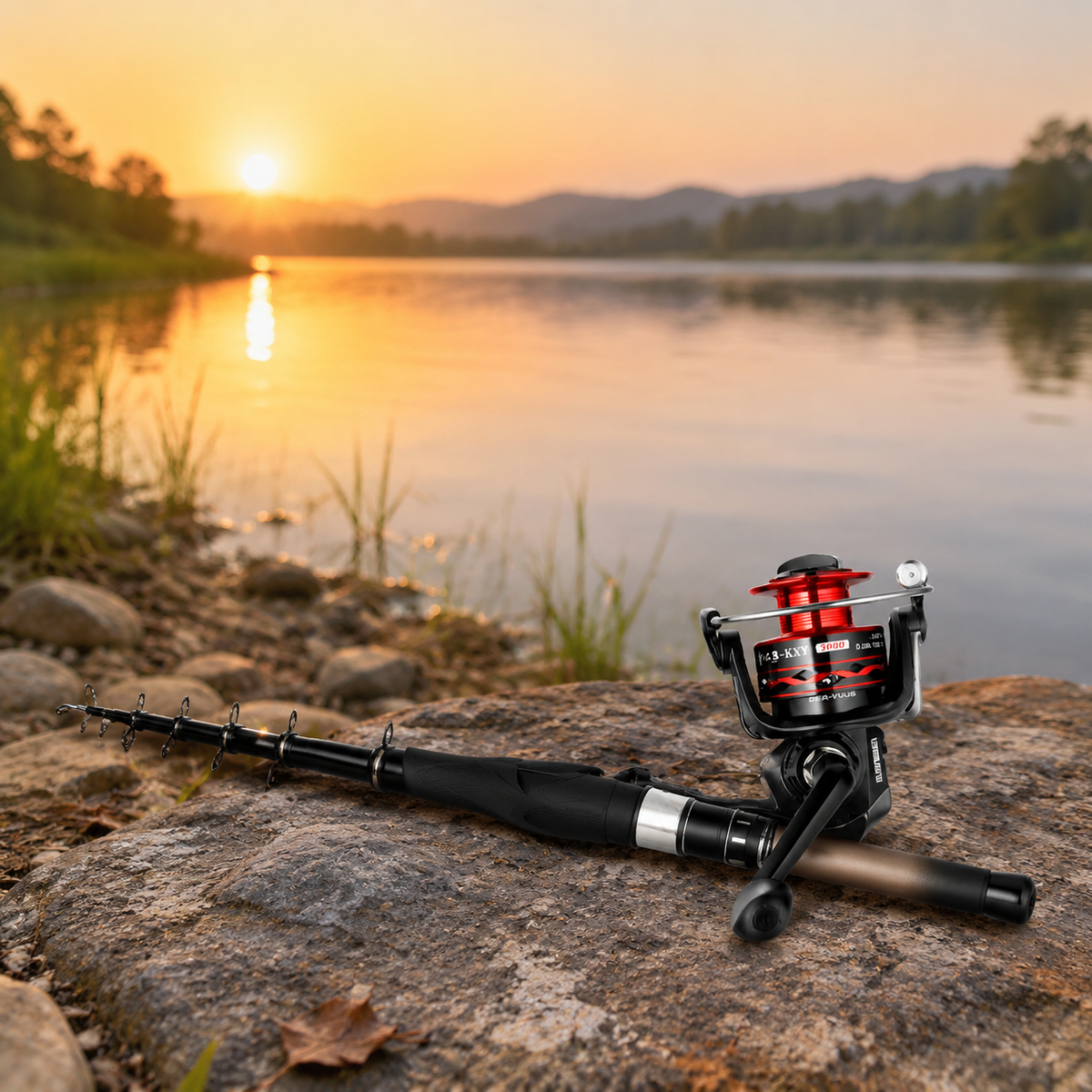 fishing rod and reel combo