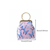 Kiss Lock Handbag Gift Idea Kiss Lock Purse Elegant for Party, Women