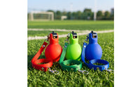 3 Pieces Hand Press Whistle with Lanyard Portable PVC Press Whistle with Lanyard for Sports Training