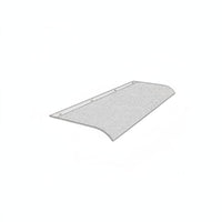 High Clarity Invisible Awning Silent Bracketless Rain Shelter Weatherproof Frameless Door Cover Heavy Duty for Balcony, Patio