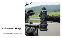 Fits Cup Holder 1.8L Emergency Fuel Container Portable Design Motorcycle Fuel Bottle Leak-Proof Cylindrical Gas Can Lightweight for Motorcyclists, Long-Distance Travelers, Car Drivers, Overlanding, Camping, Outdoor Adventures