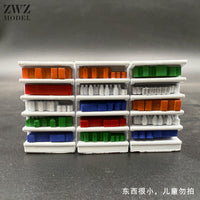 ZWZ 1:64 Hand-Painted Miniature Supermarket Scene Accessories