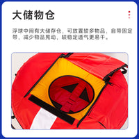 Diving Buoy, Free Diving Signal Float, Rescue, Marine Surface Inflatable Positioning Buoy with Signal Flag
