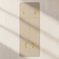 Non-Slip Fitness Mat Sweat-Resistant Fitness Mat for Floor Workouts