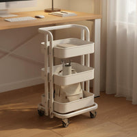 Book Bag Rack Easy to Move Rolling Bag Rack Space Saving for Office Workers