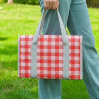 Lunch Box Insulated Cool Bag for Men Women, Oxford Cloth Cool Box for Food Storage, Handheld Picnic Basket for Camping BBQ, Shopping Bags Cooling