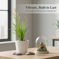 Mini Artificial Wheat Ear Air Plant for Micro Landscape Decor