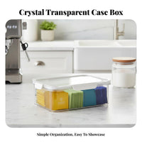 Clear emblem Case particle-resistantresistant emblem Display Case small-sized Size for Anime Fans