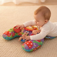 Belly-Time Pillow with Toys 2-in-1 Belly-Time Pillow Padded Infant Support Cushion for Infants, Infants, Floor Activity, Nursery