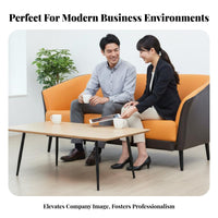 Sofa and Coffee Table set Modern Design Reception Seating Minimalist and design Professional Look for Office Managers, Lobby