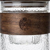 Japanese Style Glass Tea Cup with Infuser, 301-400ml