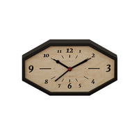 Original Minimalist Clock Wall Clock Living Room Octagonal Clock Corner Double-Sided Wall Clock Artistic Corner Clock