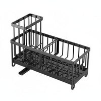 Self-Draining Sink Organizer Base Tray Kitchen Sink Organizer Easy to Clean Household Storage