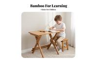 Adjustable Desk and Chair Set Built-in Storage Drawer for Home, Homeschooling