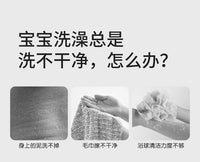 儿童搓澡神器宝宝搓泥海绵婴儿搓澡巾去污浴擦不伤肤搓背搓灰