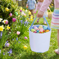 Easter Bag Festive Bunny Easter Basket With Handle Bunny Gift Basket for Young Children, Spring Easter Decoration, Home Decor
