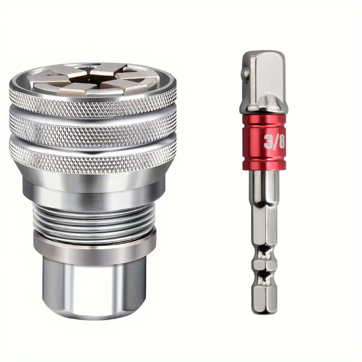2 Pieces Universal Socket with Adapter Multi-Function Universal Socket