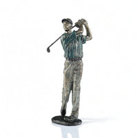 Golf Figurine Sporty Golf Statue Tabletop for Collectors