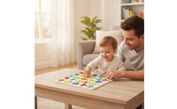 Educational Wooden Shape Board Puzzle 3D Puzzle Board Developmental Shape Sorter Sensory for Preschoolers