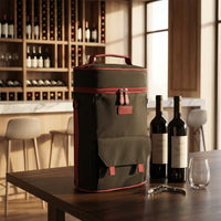 Gift Bag for Bottles with Shoulder Strap and Handheld Handle, Waterproof Oxford Cloth Tote Bag for Travel Picnic, Bottle Carrier, Travel Gift