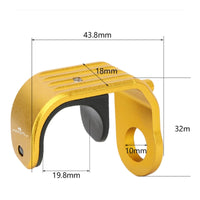 Lightweight Front Fork Hook with Mounting Hole Compact Folding Bike Hook Stable Accessory Wear-Resistant for Commuters