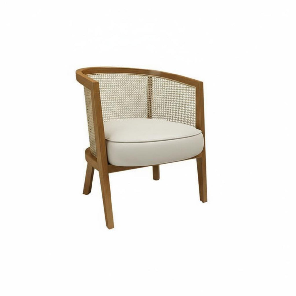 Circular Table with 2 Upholstered Chairs Sturdy Wood Cafe Furniture Comfortable Seating Sturdy Construction for Cwhiteee Shop