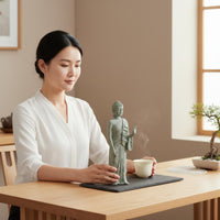 Buddha Statue New Chinese Design Buddhist Figurine Fade-Resistant Finish