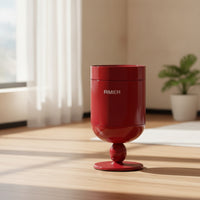 Stainless Steel Trash Can with Wheels Pedestal Trash Bin with Wheels Portable Wastebasket Rust-Resistant for Office