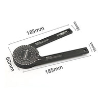 Miter Angle Gauge Precision Woodworking Angle Gauge CNC Machined for Workshop