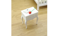 1:12 Scale Bedside Table European Design Mini Bedside Table Realistic Texture