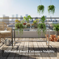 Single Pot Pedestal Anti Plant Stand Multifunctional for Living Room