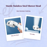 High Pressure Handheld Shower Head, Adjustable, Leakproof