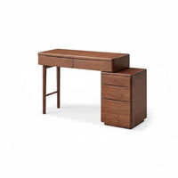 Vanity with Integrated Chest Light Luxury aesthetic Vanity Desk with Drawers Space-Saving Multifunctional Design for Women, Home