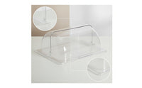 Food Display Cover with Flip Opening Versatile Pastry Cover with Flip Lid
