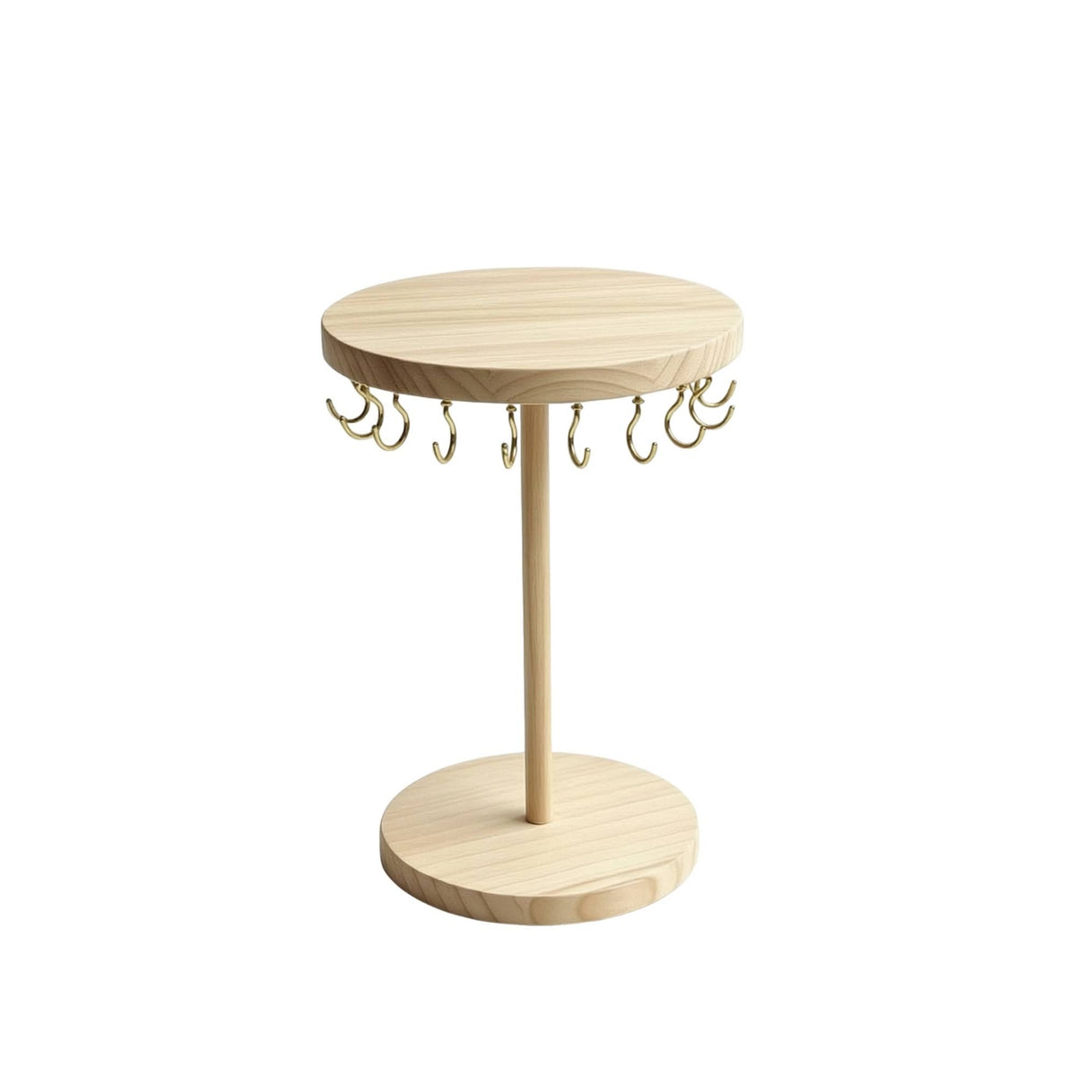 Necklace Stand with Hooks Space-Saving Necklace Holder with Hooks Stylish Jewelry Display Stand for Craft Fairs