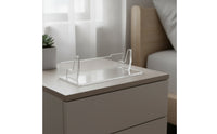 Console Stand Acrylic Display Stand Transparent Tabletop Holder Exhibition Bracket for Console Users, Desk