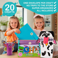 独立站爆款20 Crafts in a Box Simple paper crafts儿童手工套装