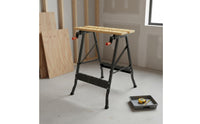Multi-Functional Foldable Workbench Easy Setup Folding Work Table Heavy Duty Portable Work Table Lightweight for Woodworkers, DIY Enthusiasts, Hobbyists, Job Site, Garage