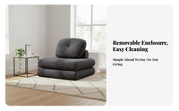 Configurable Section Armchair Removable and Cleanable Cover Upholstered Lounge Chair Lowsleek-Design Easy Assembly for Students