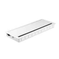 Cable Box with Brush Recessed Wire Management Cover Compact for Professionals