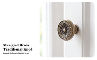 Single-Hole Vintage Furniture Knob