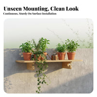 Single-Tier mount board Nordic aesthetic Verticalmounted VerticalstorageSaving for Living Room