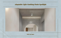 360° adjustable COB LED spotlight