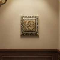 UK 13A Socket Panel Bronze Finish Patterned Wall Switch Cover