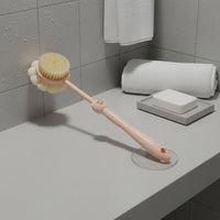 2-in-1 Shower Brush Soft Bristles Double-Sided Shower Brush Easy to Clean