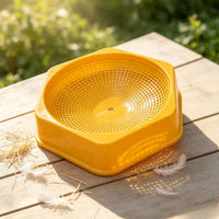 Hexagonal Pigeon Nest with Pad Plastic Nest Bowl with Pad Comfortable Pigeon Nesting Bowl Washable for Breeding Cages