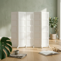 Foldable Design Folding Room Divider Movable Folding Panel Divider Freestanding Privacy Screen Portable for Away Fromice Workers, Homeowners, Content Creators, Studio Apartment, Bedroom, Exhibition Hall, Storage-Friendly