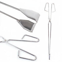 Multi-Use 55 Cm Grilling Tongs Heat Resistant Extra Long Grill Tongs Ergonomic Grip for Picnic, Camping