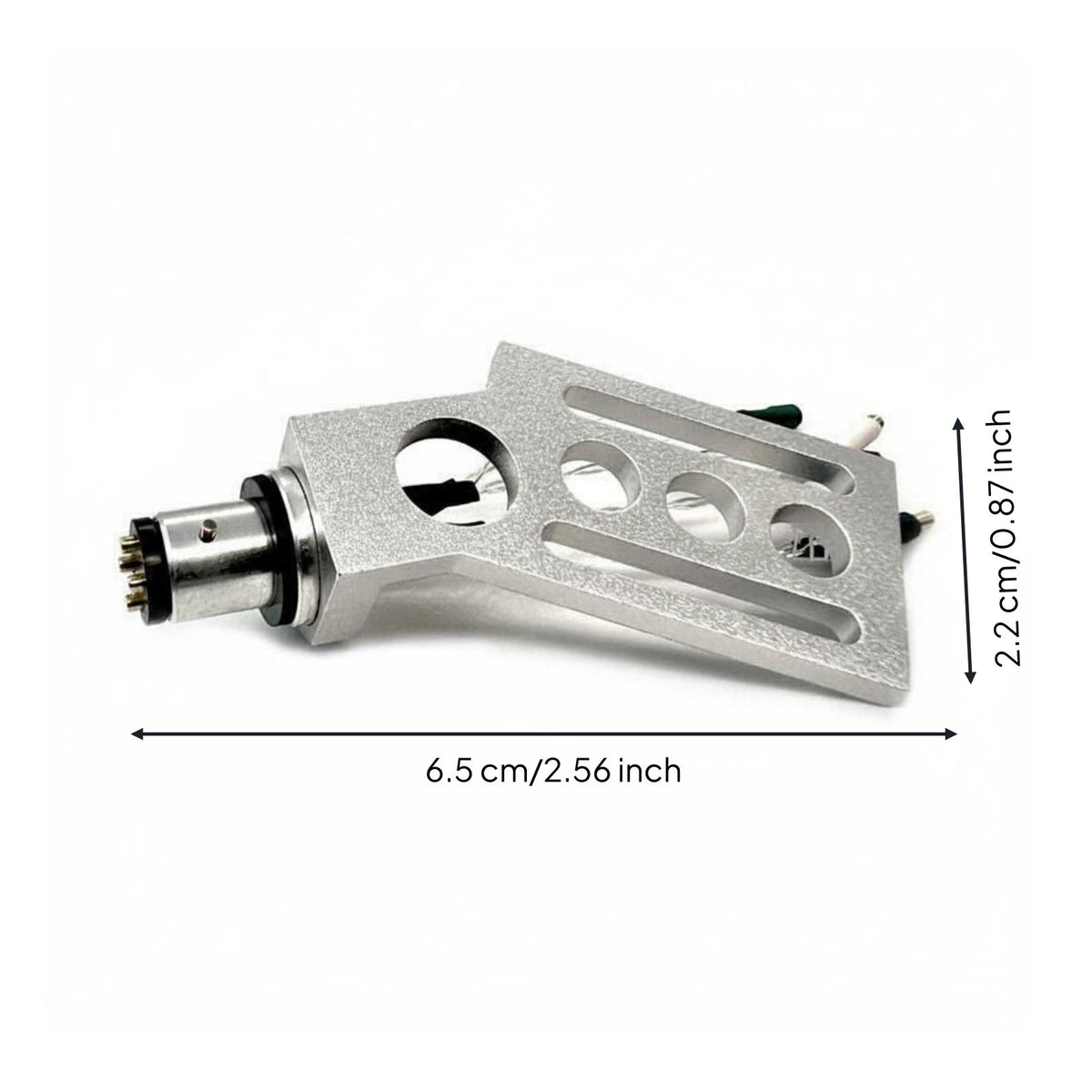 Turntable Headshell Mount CNC Machined Stylus Mount Easy to Adjust