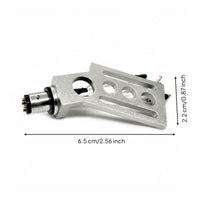 Turntable Headshell Mount CNC Machined Stylus Mount Easy to Adjust